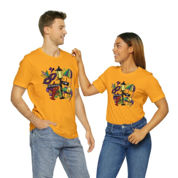 Mardi Gras Shirt Mardi Gras Lover T-Shirt Funny Louisiana Holiday Tee Short Sleeve Unisex Mardi Gras T Shirt Unisex Jersey Short Sleeve Tee