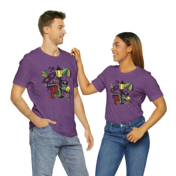 Mardi Gras Shirt Mardi Gras Lover T-Shirt Funny Louisiana Holiday Tee Short Sleeve Unisex Mardi Gras T Shirt Unisex Jersey Short Sleeve Tee