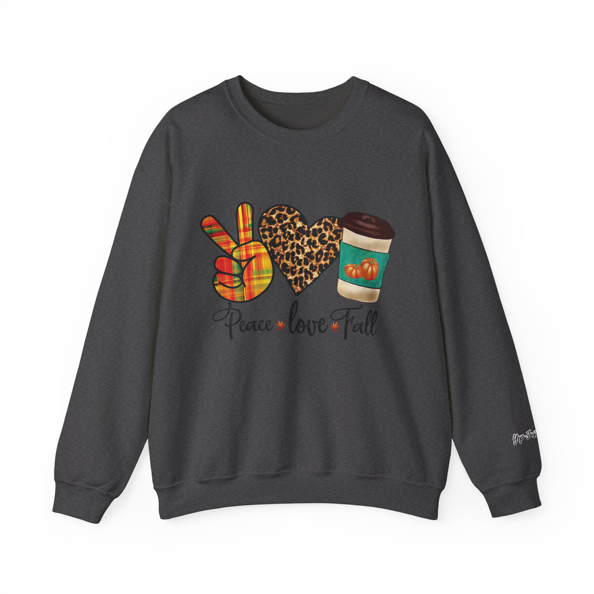 Peace Love Fall | Cozy Sweatshirt | Unisex Heavy Blend™ Crewneck Sweatshirt - Image 29