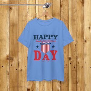 Happy Independence Day, July 4th Celebration, Unisex Heavy Cotton Tee