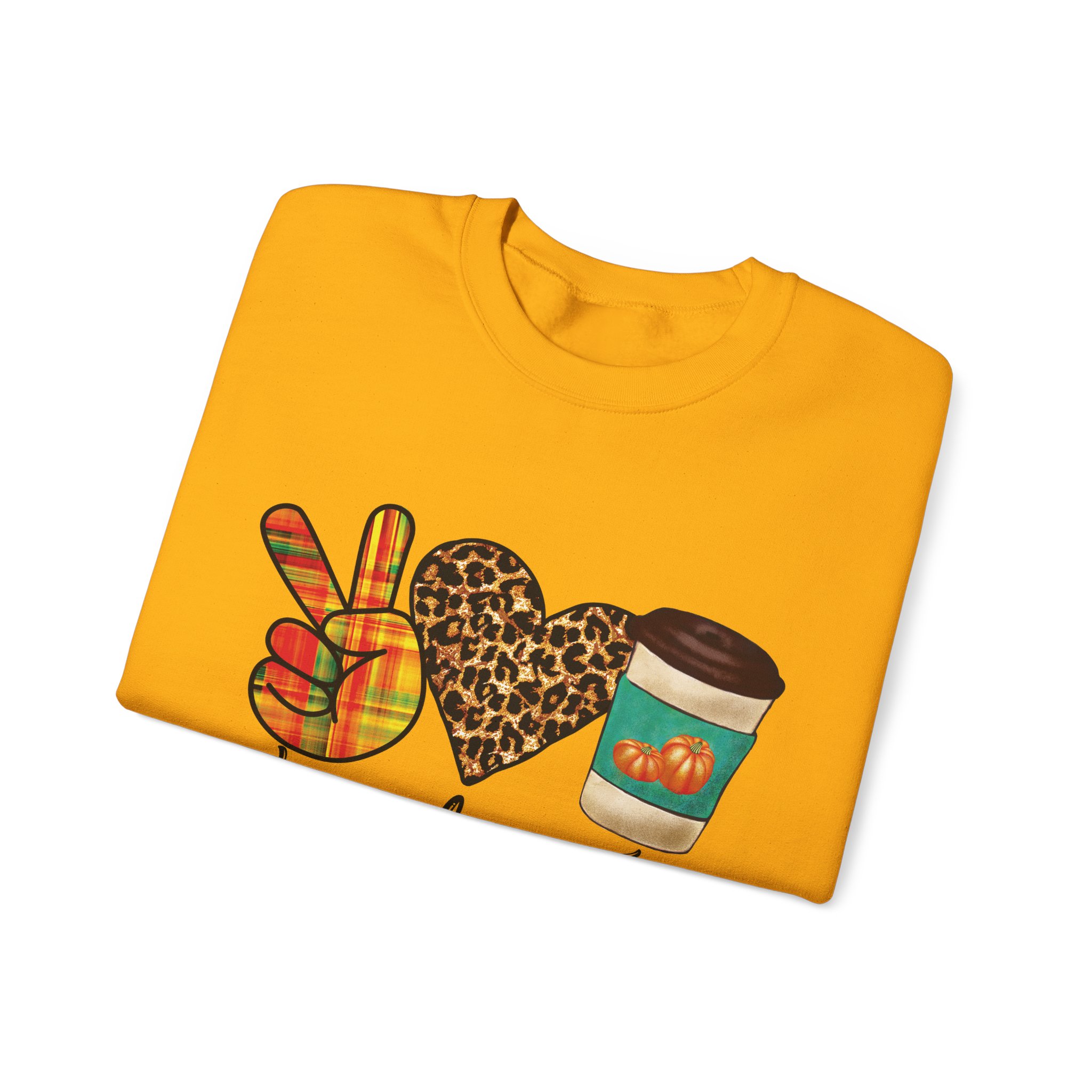 Peace Love Fall | Cozy Sweatshirt | Unisex Heavy Blend™ Crewneck Sweatshirt - Image 23