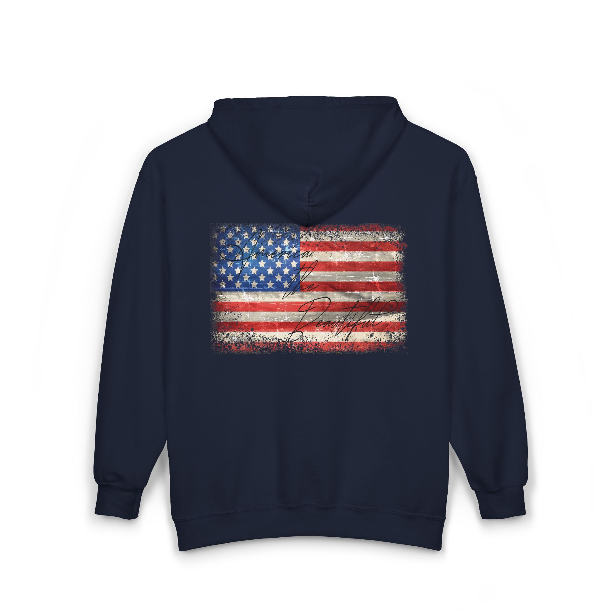 USA Flag Unisex Heavy Blend™ Full Zip Hooded Sweatshirt - Image 16