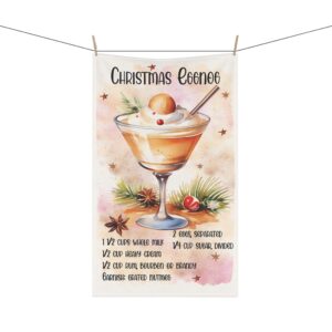 Christmas Eggnog Kitchen Towel