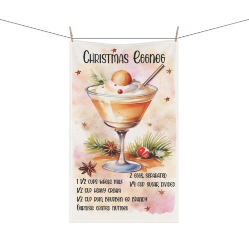 Christmas Eggnog Kitchen Towel