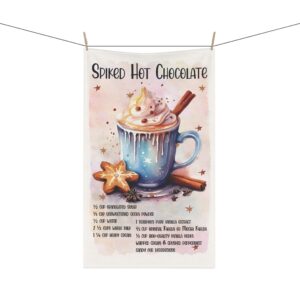 Spiked Hot Chocolate Kitchen Towel