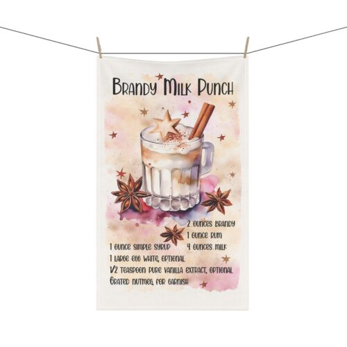 Brandy Milk Punch Kitchen Towel