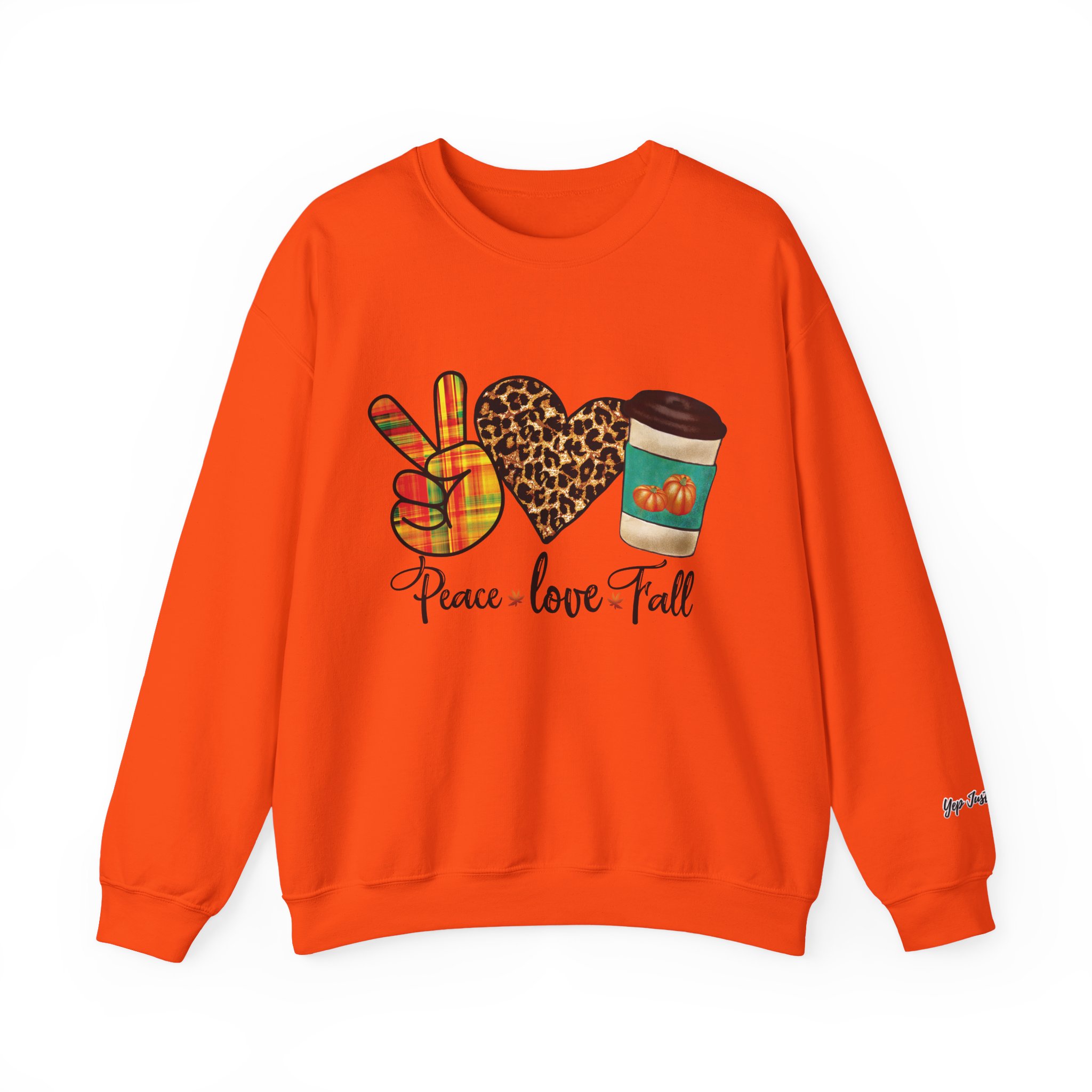Peace Love Fall | Cozy Sweatshirt | Unisex Heavy Blend™ Crewneck Sweatshirt - Image 25