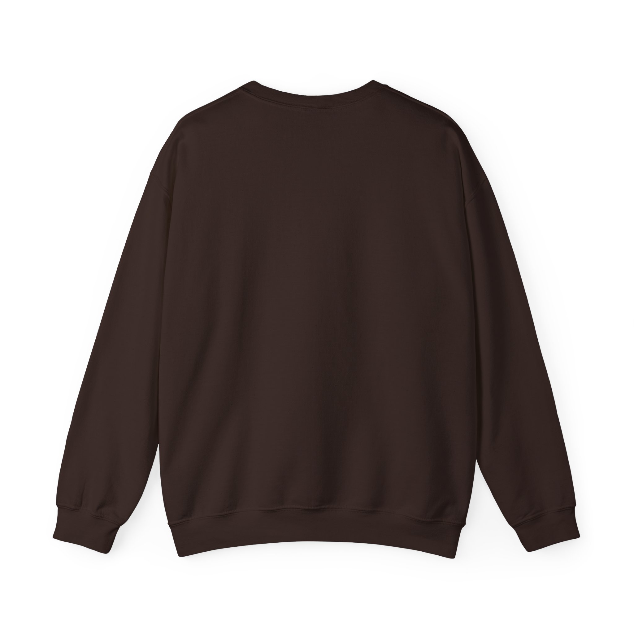When Snow Falls Unisex Heavy Blend™ Crewneck Sweatshirt, Cute Squirrel Playing in the Snow - Image 2