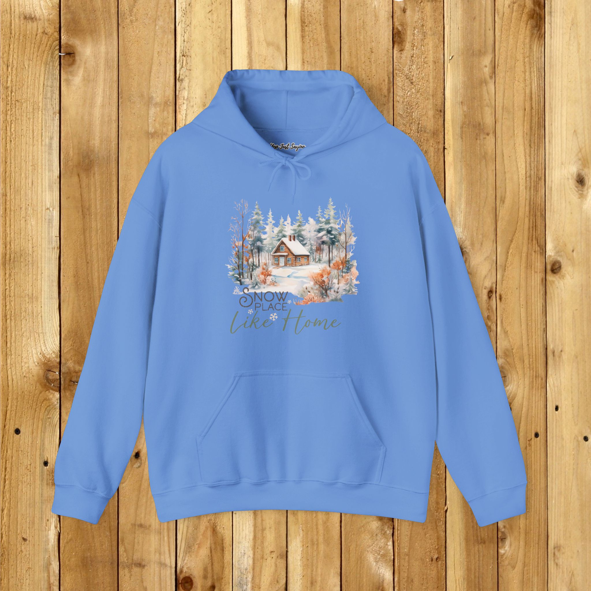 Snow Place Like Home Unisex Heavy Blend™ Hooded Sweatshirt, Cozy Winter Home Hoodie - Image 37