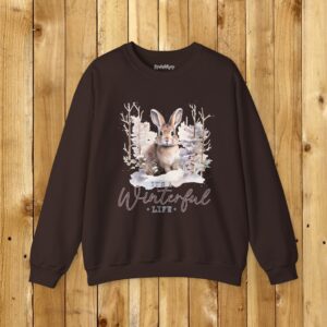 Its A Winterful Life Unisex Heavy Blend™ Crewneck Sweatshirt, Funny Bunny Sweatshirt