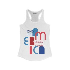 America Women's Ideal Racerback Tank