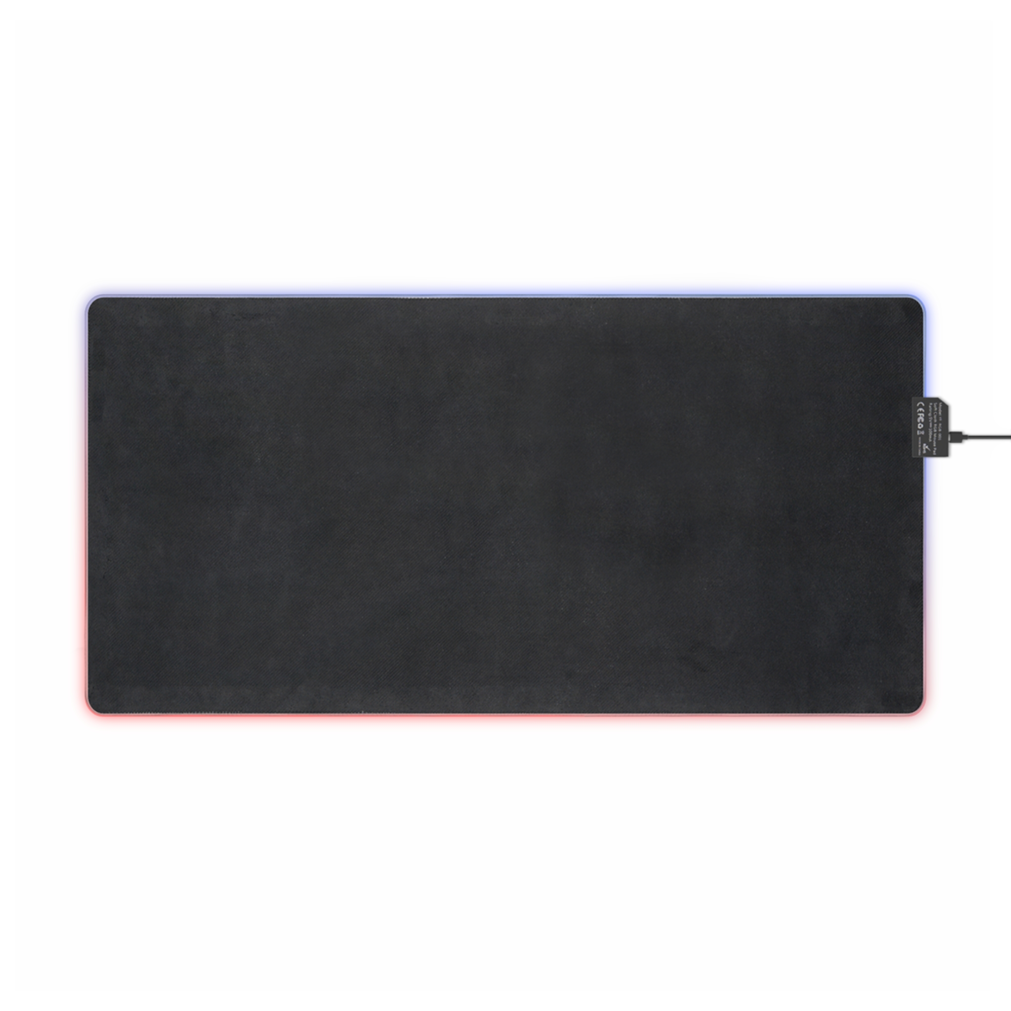 Bold Teal Blue Butterfly LED Gaming Mouse Pad - Image 6